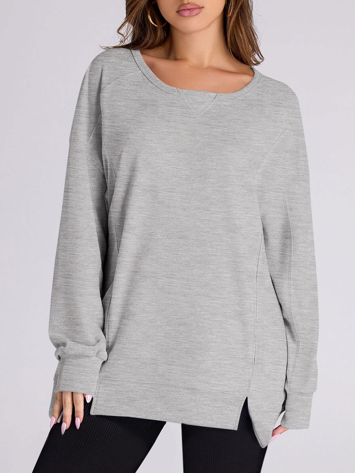 2024 FALL NEW WOMEN‘S OVERSIZED PULLOVER WITH POCKETS