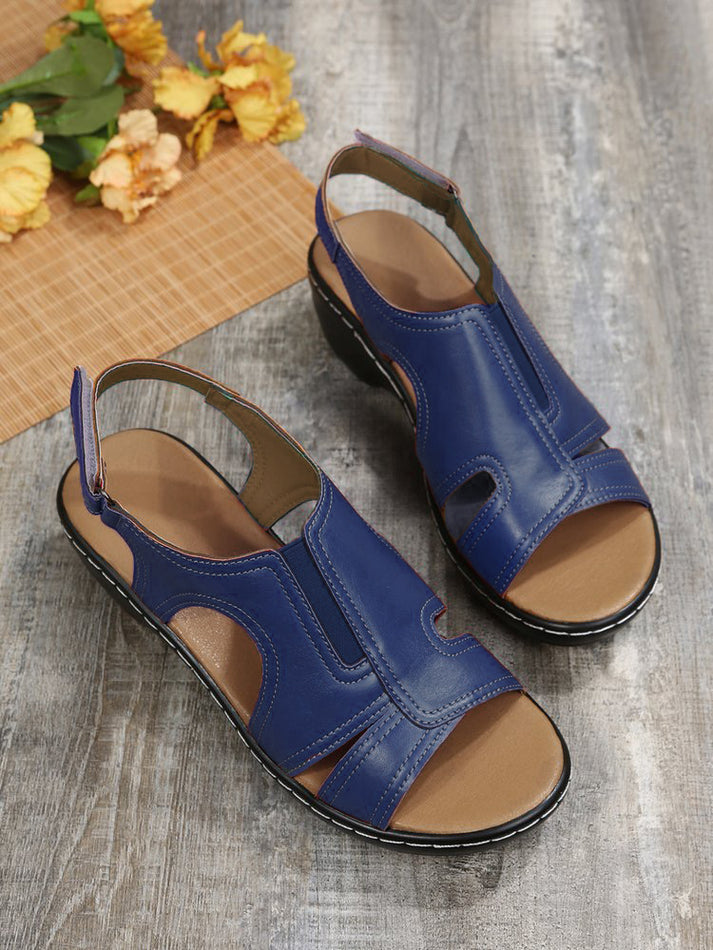 Premium Leather Orthopedic Wedge Sandals