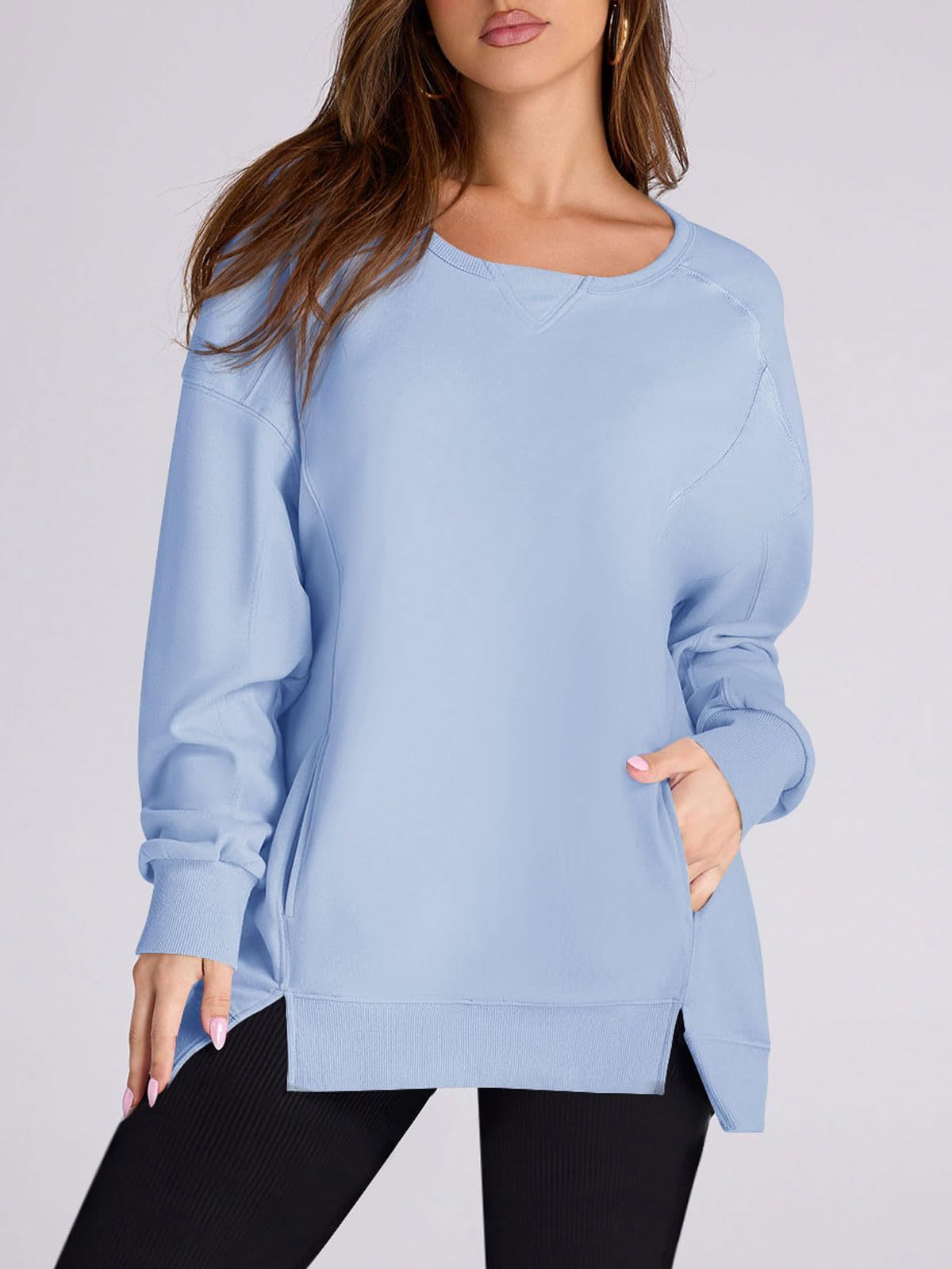 2024 FALL NEW WOMEN‘S OVERSIZED PULLOVER WITH POCKETS (BUY 2 FREE SHIPPING)