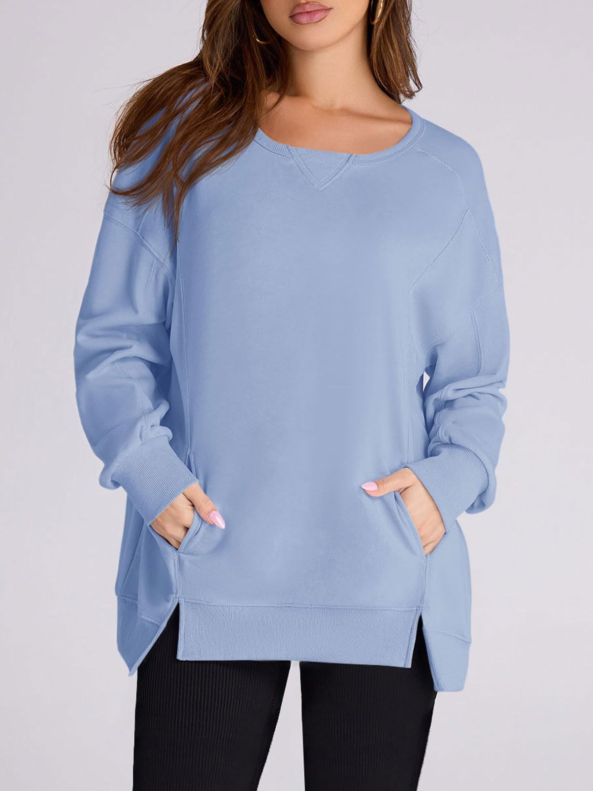 2024 FALL NEW WOMEN‘S OVERSIZED PULLOVER WITH POCKETS (BUY 2 FREE SHIPPING)