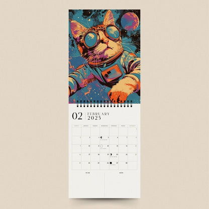 👩‍🚀Space Cats 2025 Calendar😺