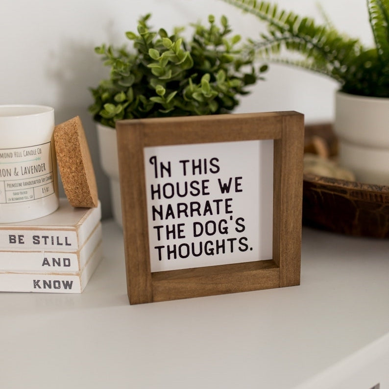 🖼️ Pet slogan home decorations