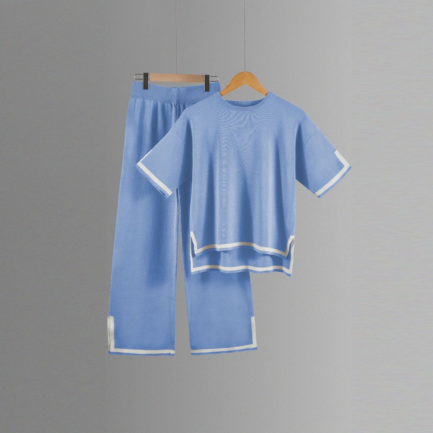 Classy Elastic Knit Lounge Set