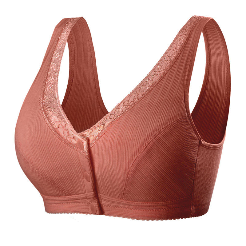 BUY 1 GET 2 FREE(Please add 3 pcs to cart)-Pure Cotton Non-steel Ring Breathable Comfortable Bra
