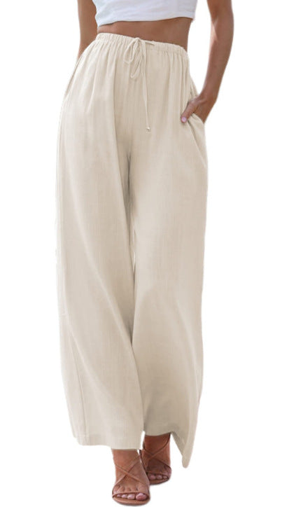 🔥 Women's Cotton and Linen Wide Leg Pants (Buy 2 Free Shipping) 🔥