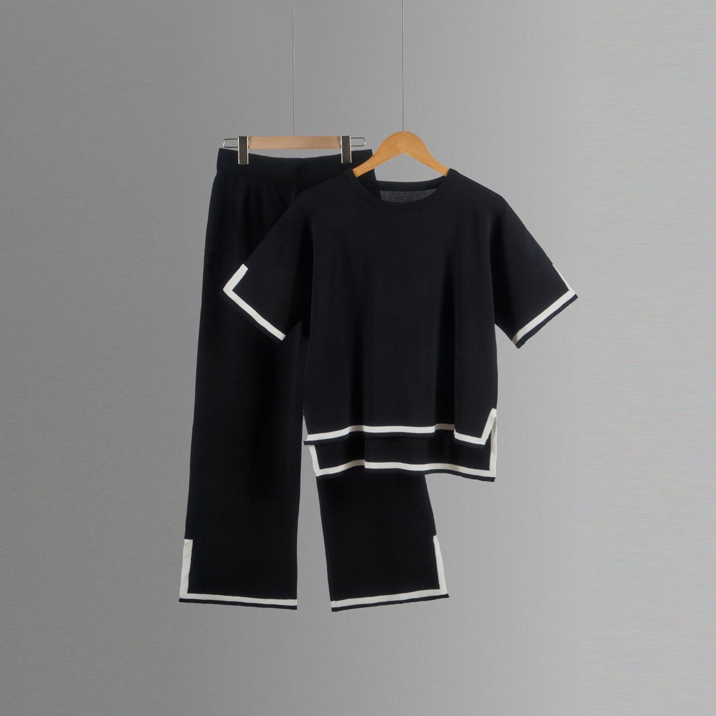 Classy Elastic Knit Lounge Set