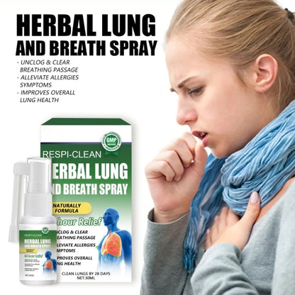 🔥Buy 1 Get 1 Free- RESPICLEAN™️ Herbal Lung and Breath Spray