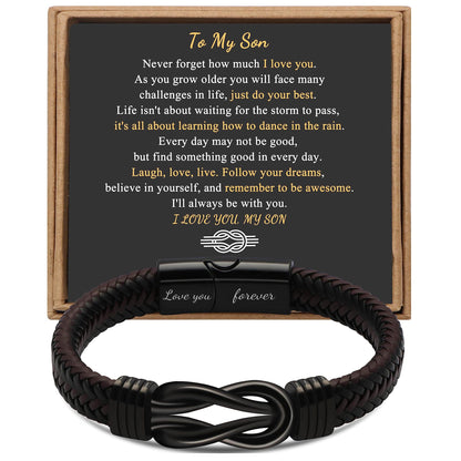 Gift for Men Infinity Bracelet