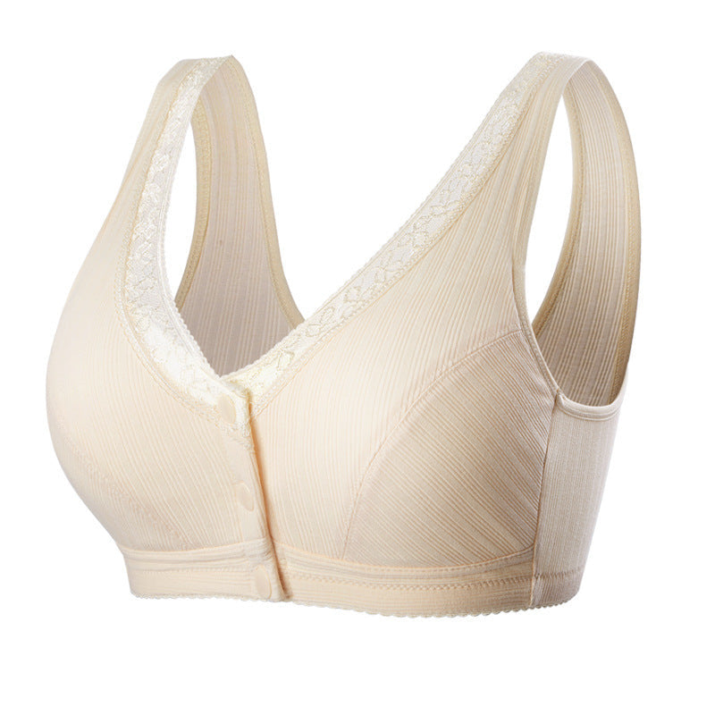 BUY 1 GET 2 FREE(Please add 3 pcs to cart)-Pure Cotton Non-steel Ring Breathable Comfortable Bra