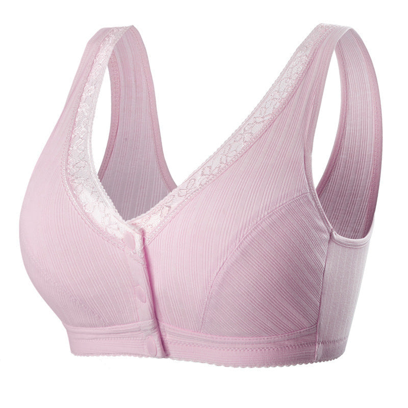 BUY 1 GET 2 FREE(Please add 3 pcs to cart)-Pure Cotton Non-steel Ring Breathable Comfortable Bra