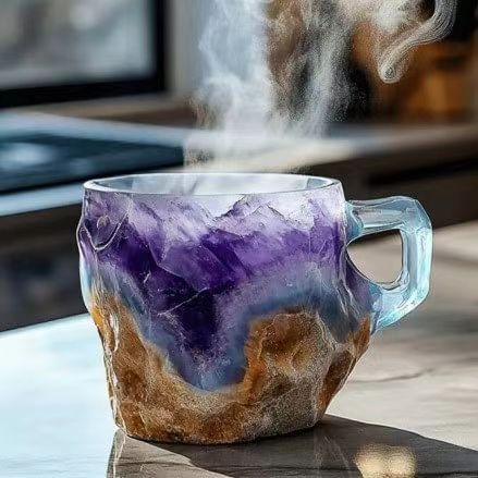 (🎁 Last day 70% OFF ) ✨️2024 New Mineral Crystal Coffee Mugs☕