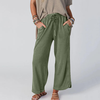 So Comfy Wide Leg Pant Cropped Length (buy 2 free shipping)