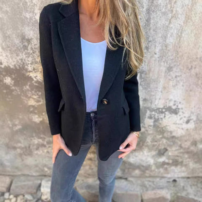 🔥 Women's Lapel Long Sleeve Casual Jacket