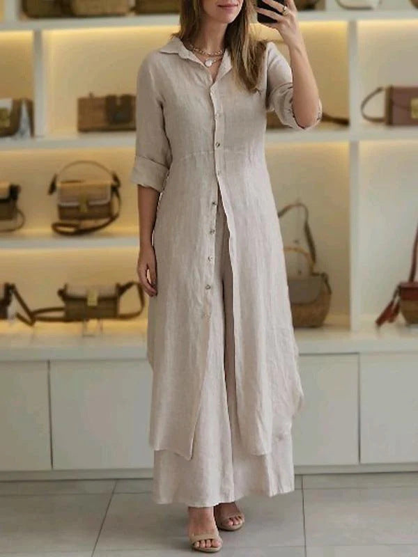 Women's Casual linen 2-piece set