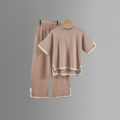 Classy Elastic Knit Lounge Set