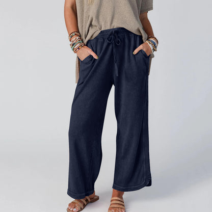So Comfy Wide Leg Pant Cropped Length (buy 2 free shipping)