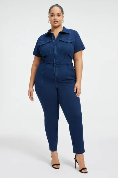 Skinny Bootcut Denim Jumpsuit(Buy 2 Free Shipping)