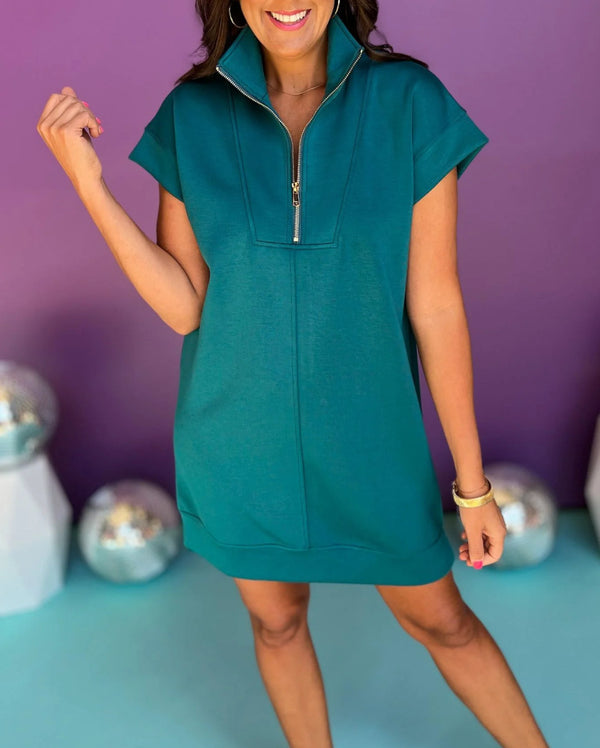 The Taylor Air 3/4 Zip Dress