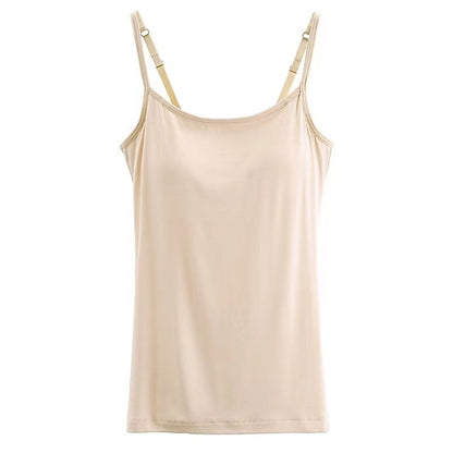 🔥 Loose-fitting Tank Top With Built-in Bra