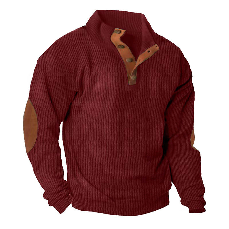 Men's Outdoor Casual Stand Collar Long Sleeve Sweatshirt (Buy 2 Free Shipping)