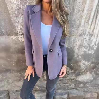 🔥 Women's Lapel Long Sleeve Casual Jacket