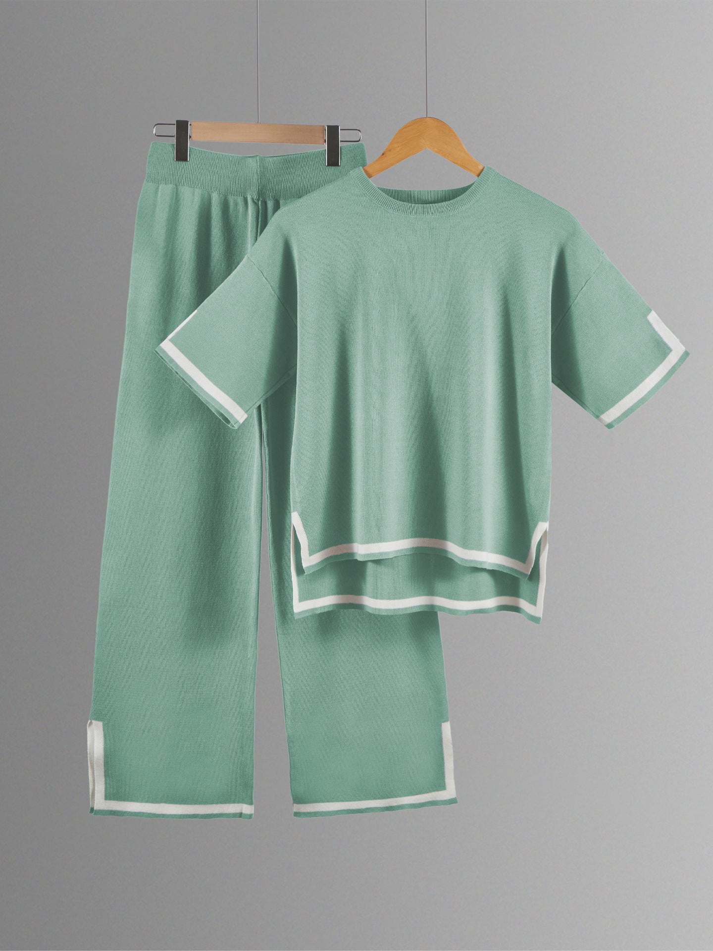 Classy Elastic Knit Lounge Set