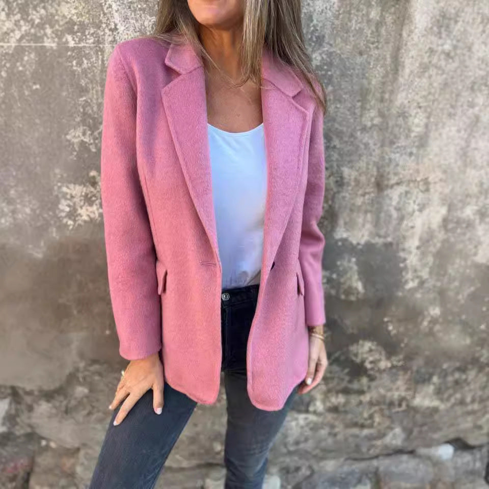 🔥 Women's Lapel Long Sleeve Casual Jacket