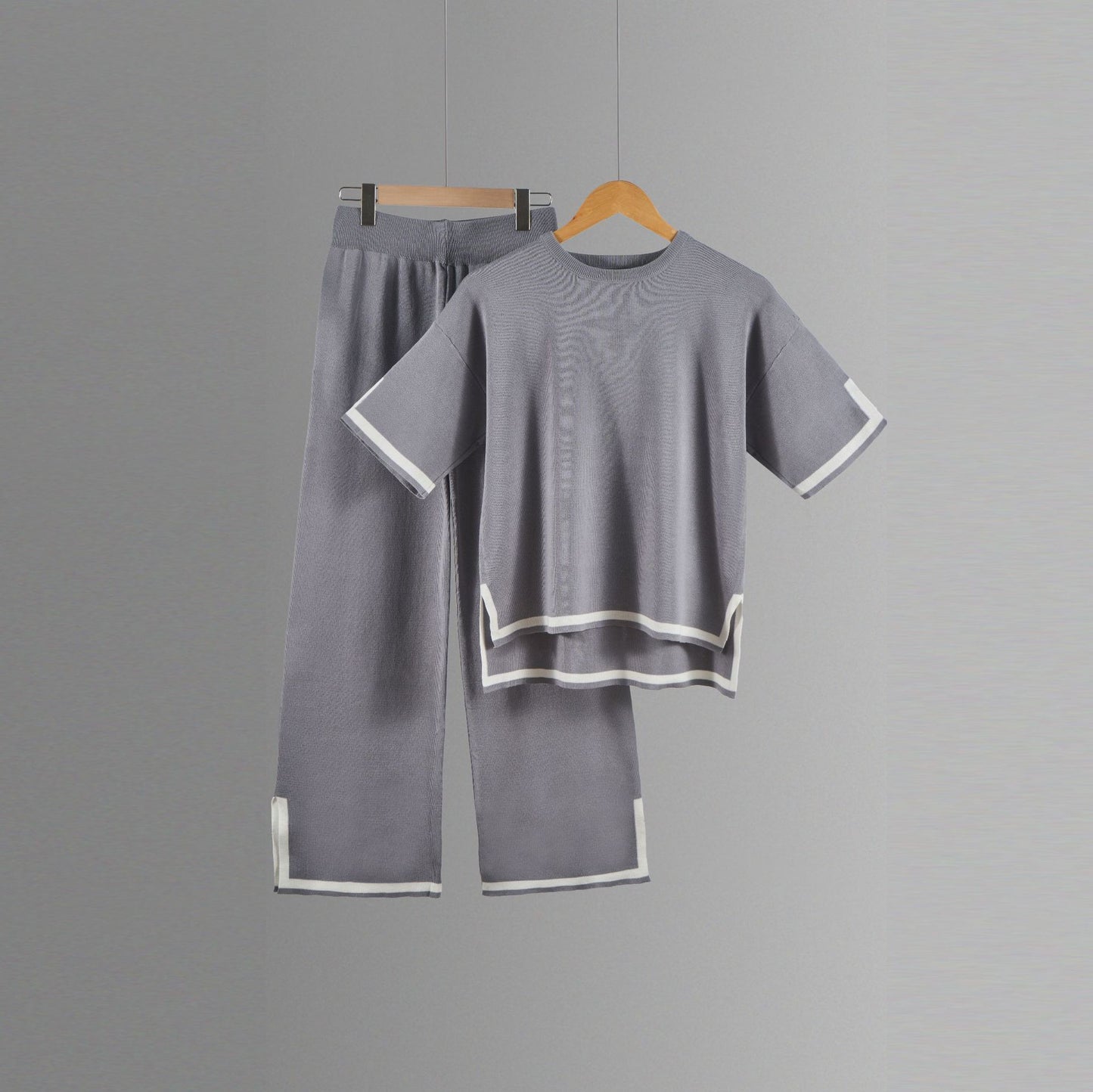 Classy Elastic Knit Lounge Set