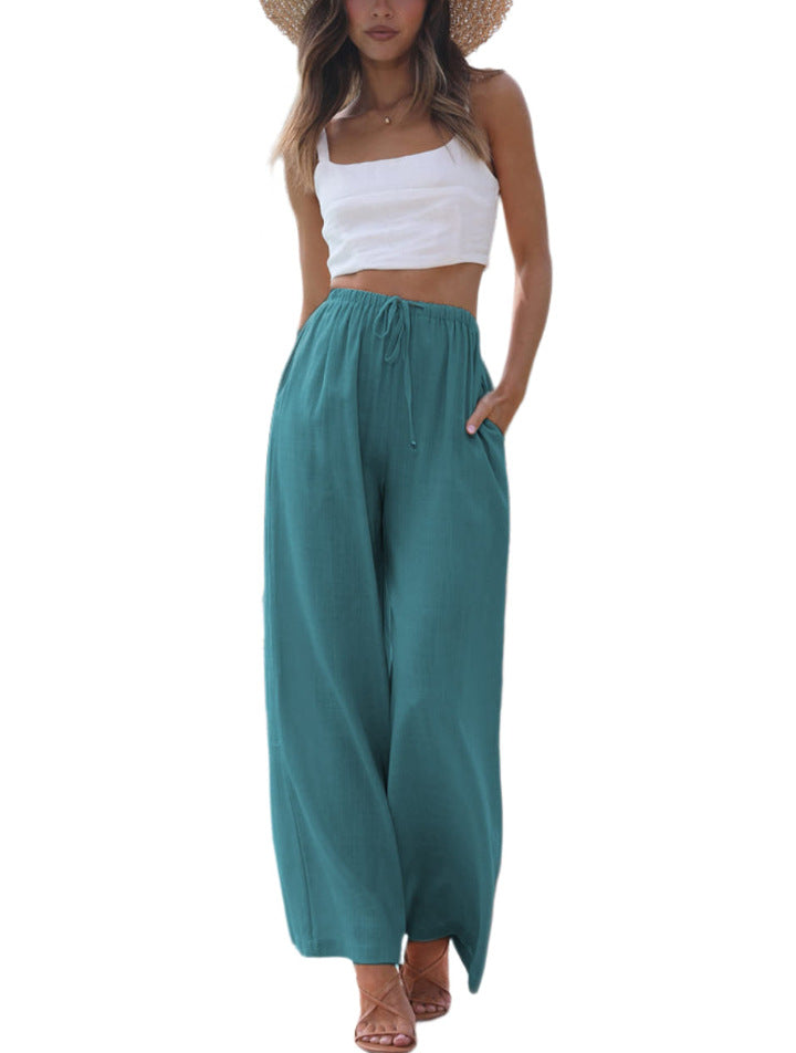 🔥 Women's Cotton and Linen Wide Leg Pants (Buy 2 Free Shipping) 🔥