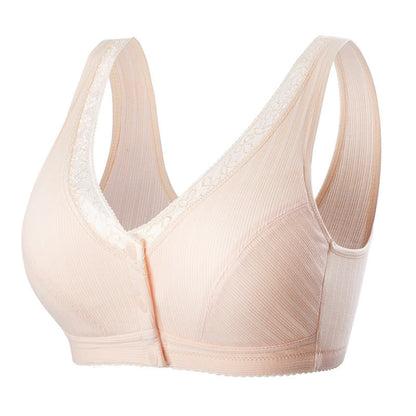 BUY 1 GET 2 FREE(Please add 3 pcs to cart)-Pure Cotton Non-steel Ring Breathable Comfortable Bra