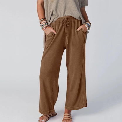 So Comfy Wide Leg Pant Cropped Length (buy 2 free shipping)