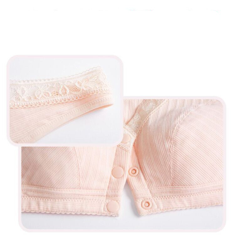 BUY 1 GET 2 FREE(Please add 3 pcs to cart)-Pure Cotton Non-steel Ring Breathable Comfortable Bra