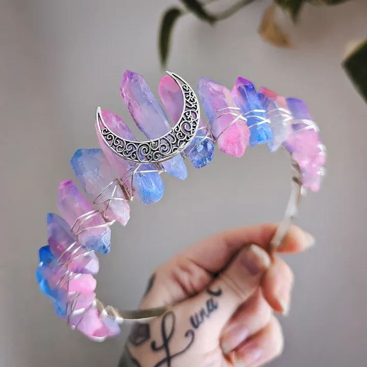 HANDMADE NATURAL CRYSTAL CROWN