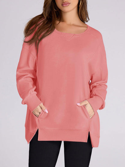 2024 FALL NEW WOMEN‘S OVERSIZED PULLOVER WITH POCKETS (BUY 2 FREE SHIPPING)