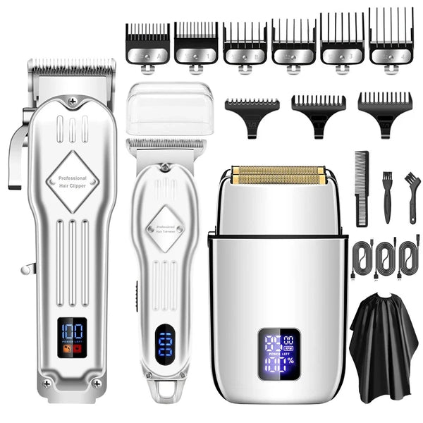 3 In 1 Professional Electric Hair Clipper And Shaver Set