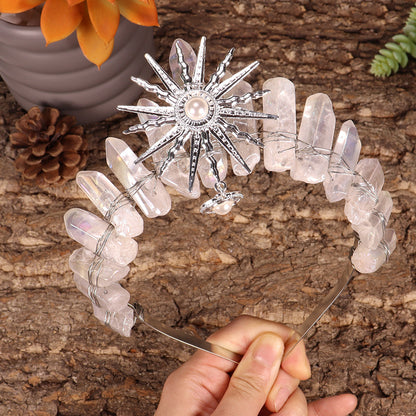 HANDMADE NATURAL CRYSTAL CROWN