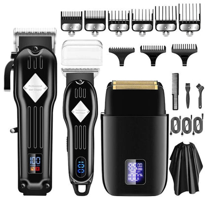 3 In 1 Professional Electric Hair Clipper And Shaver Set