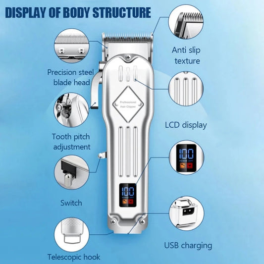 3 In 1 Professional Electric Hair Clipper And Shaver Set