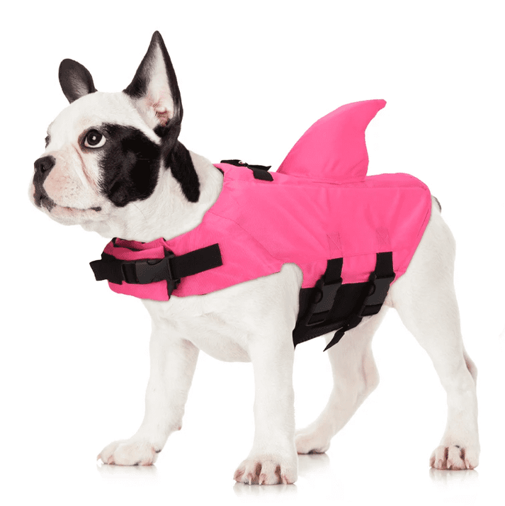 Gilet de sauvetage pour chien Shark - Gardez votre animal en sécurité et élégant dans l'eau 