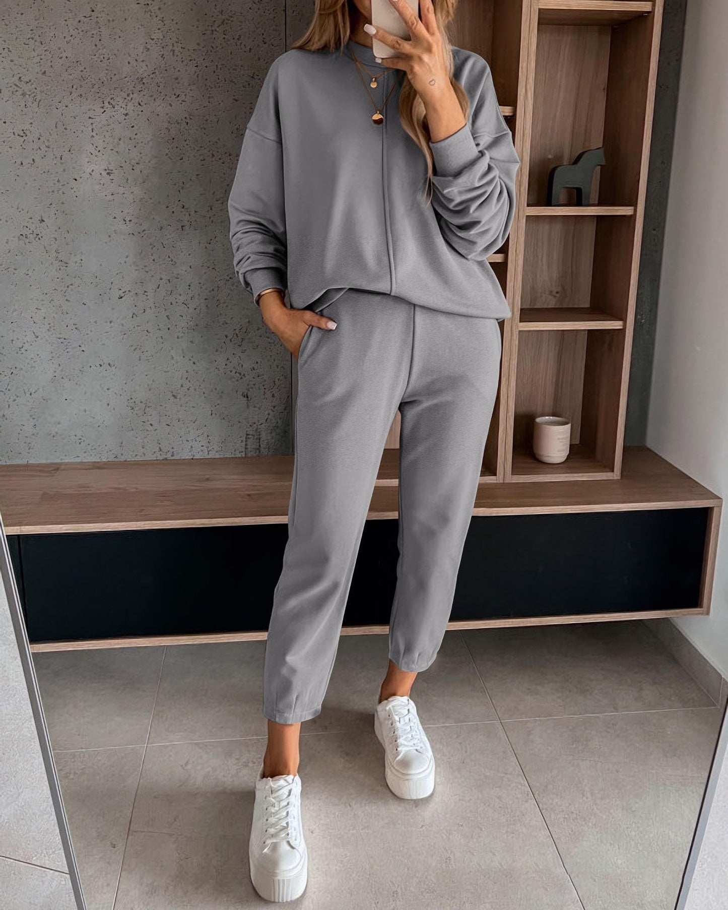 ⏰HOT SALE-WOMEN'S CASUAL TWO PIECE JOGGER SETS (BUY 2 FREE SHIPPING)