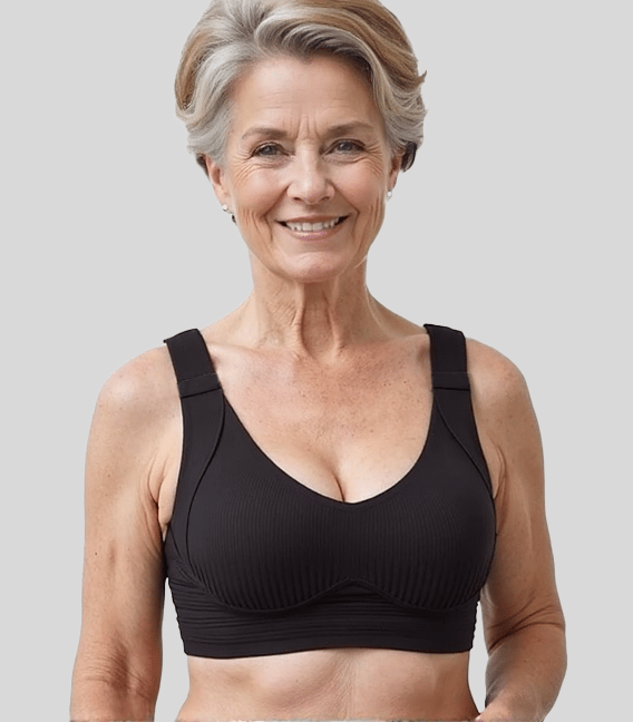 🔥Buy 1 Get 2 Free - Women's Ribbed Push Up Adjustable Wireless Bra