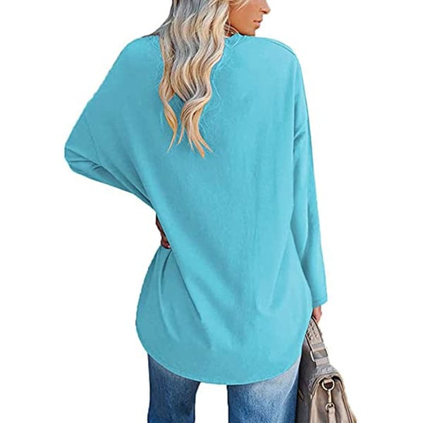 💋Women's loose long sleeve fashion V-neck knit top (Buy 2 Free Shipping)