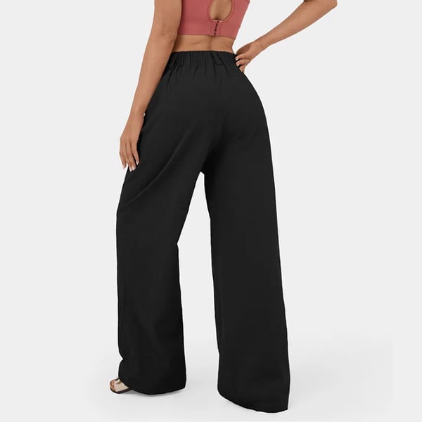 🔥 High Waisted Plicated Side Pocket Wide Leg Pants（🔥Buy 2 Free Shipping🔥）