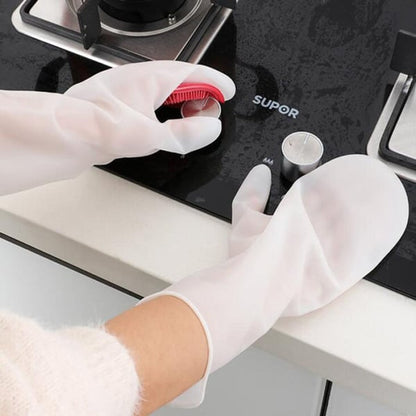 Dishwashing gloves