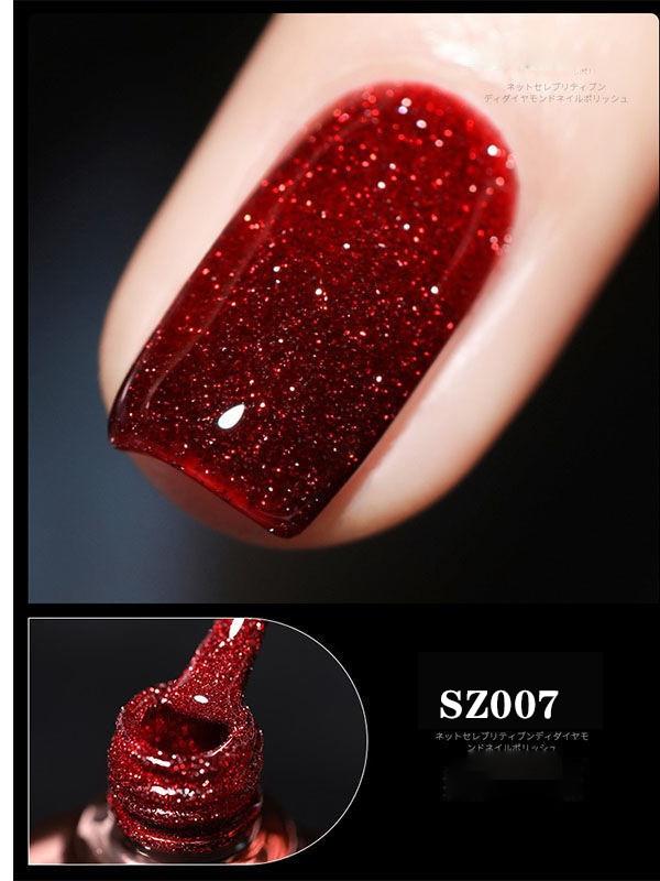 (2024 New Arrival ) High Density Glitter Nail Gel Polish