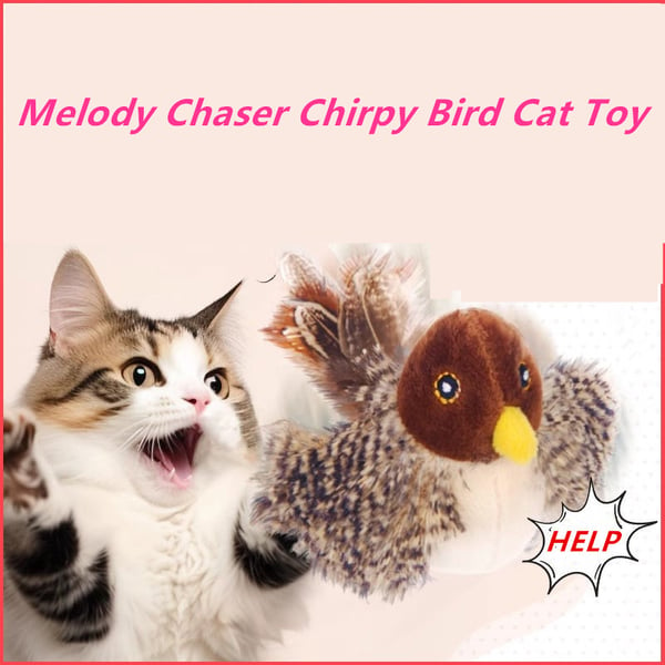 😻Pet Supplies Sale-47%🐾Interactive Chirping Bird Cat Toy