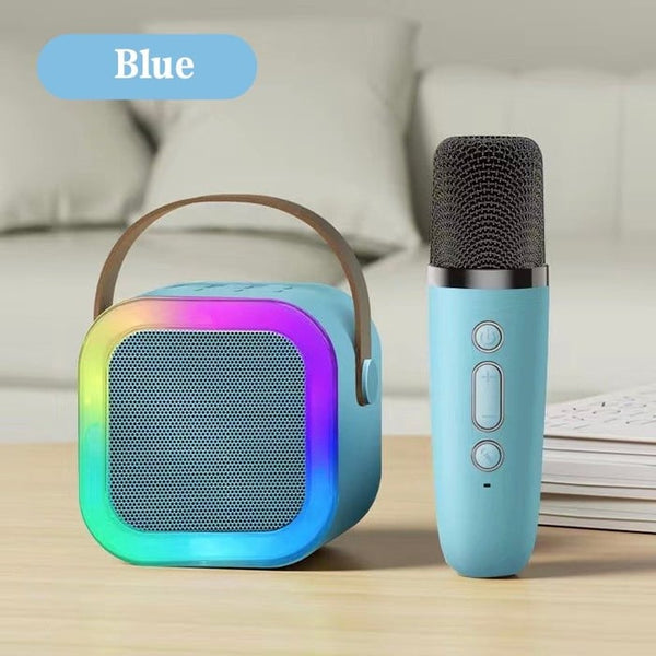 🎵Mini variable voice karaoke machine with wireless microphone