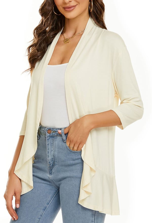 Women's Casual Lightweight Open Front Cardigans (Buy 2 free shipping)