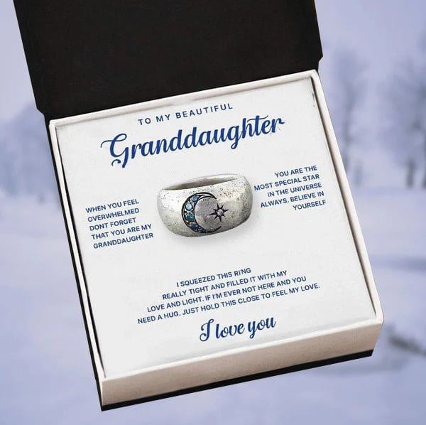 🔥75% OFF - To My Granddaughter Ring - ''We always have each other's back''👩‍❤️‍👩