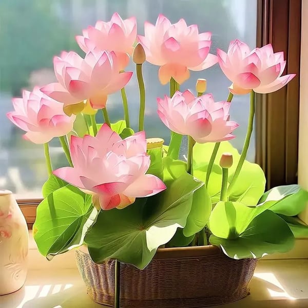 🌸7 Days germination🌸Last Day Sale - 60% OFF💐The Sacred Bonsai Bowl Lotus Flower